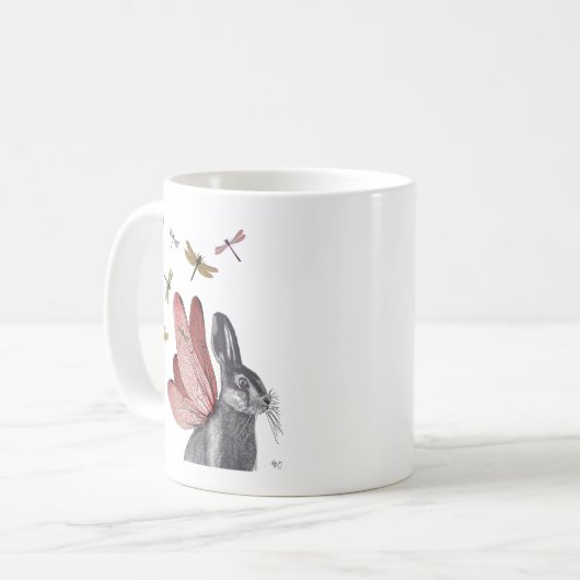 Dragonfly Hare Kaffeetasse (Vorderseite Links)