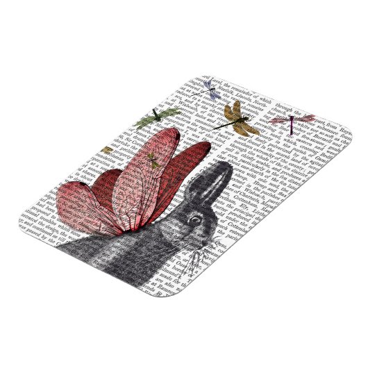 Dragonfly Hare Magnet (Linke Seite)