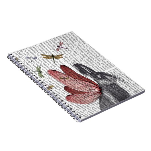 Dragonfly Hare Notizblock (Rechte Seite)