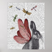 Dragonfly Hare Poster (Vorne)