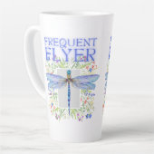 Dragonfly Häufiger Flyer Latte Tasse (Linke Ecke)