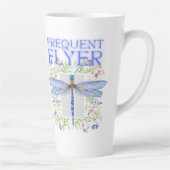 Dragonfly Häufiger Flyer Latte Tasse (Rechts)