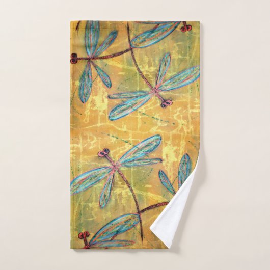 Dragonfly Haze Badhandtuch Set (Handtuch)