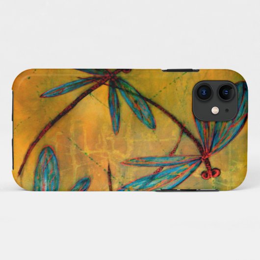 Dragonfly Haze Case-Mate iPhone Hülle (Rückseite (Horizontal))