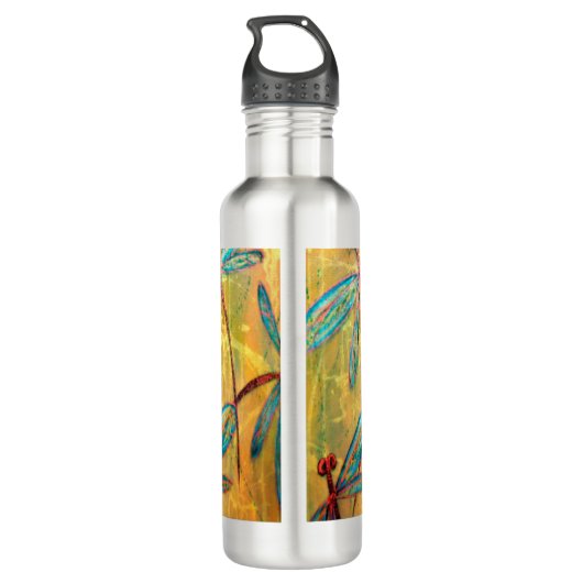 Dragonfly Haze Edelstahlflasche (Rückseite)
