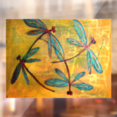 Dragonfly Haze Fensteraufkleber (Blatt 2)