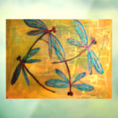 Dragonfly Haze Fensteraufkleber (Blatt 3)