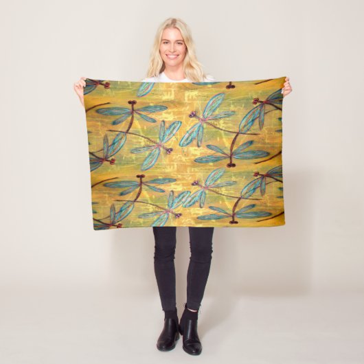 Dragonfly Haze Fleecedecke (Beispiel)