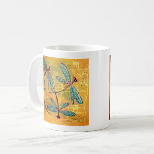 Dragonfly Haze Kaffeetasse (Vorderseite Links)