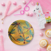 Dragonfly Haze Pappteller (Party)