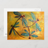 Dragonfly Haze Postkarte (Vorne/Hinten)