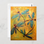 Dragonfly Haze Postkarte (Vorne/Hinten)
