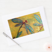 Dragonfly Haze Rechteckiger Aufkleber (Umschlag)