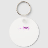 Dragonfly Heartbeat EKG Pulse Nature Insect Dragon Schlüsselanhänger (Vorderseite)