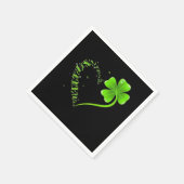 Dragonfly herrisch, Kleeblatt Heart Clover St Serviette (Ecke)