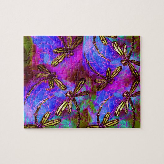 Dragonfly-Hippie-Flitter Puzzle (Horizontal)