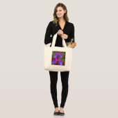 Dragonfly Hippy Flit Jumbo Stoffbeutel (Vorderseite (Model))
