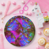 Dragonfly Hippy Flit Pappteller (Party)