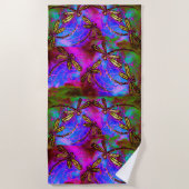 Dragonfly Hippy Flit Strandtuch (Vorderseite)