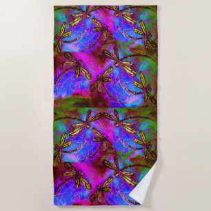 Dragonfly Hippy Flit Strandtuch