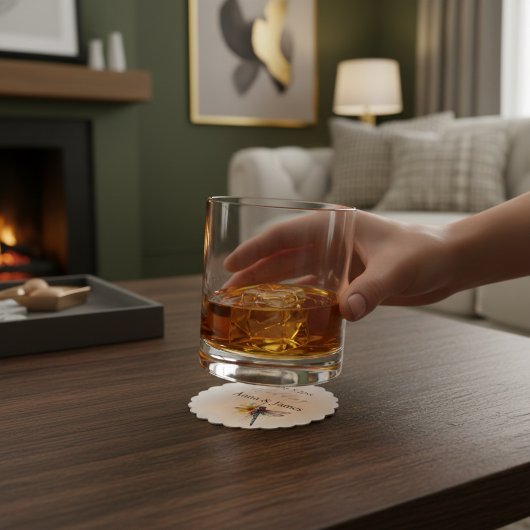 Dragonfly-Hochzeit, Brauch Untersetzer