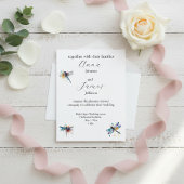 Dragonfly Hochzeit Einladung Postkarte