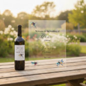 Dragonfly-Hochzeit speichern Sie den Datumsaufkleb Weinetikett