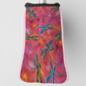 Dragonfly Hot Fuchsia Golf Headcover (Rotieren 90)