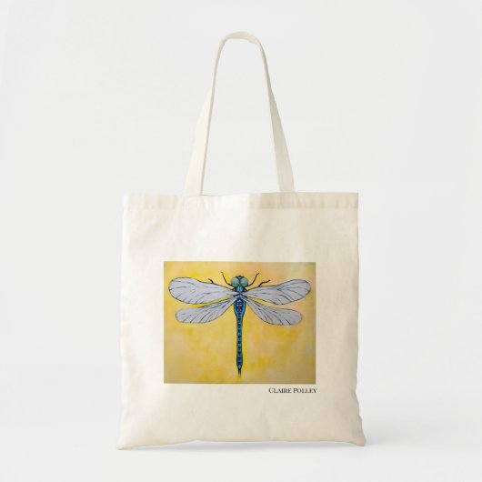 Dragonfly Illustration Tote Bag Tragetasche (Vorne)