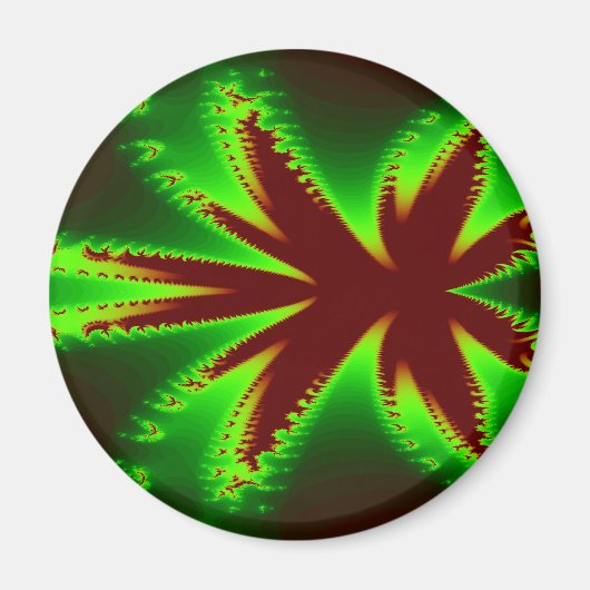 Dragonfly im Flammenmagnet Magnet (Vorne)