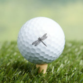 Dragonfly im Stil Golfball (Insitu T-Shirt)