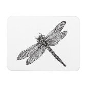 Dragonfly im Stil Magnet (Horizontal)