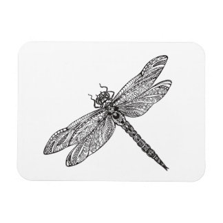 Dragonfly im Stil Magnet