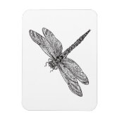 Dragonfly im Stil Magnet (Vertikal)