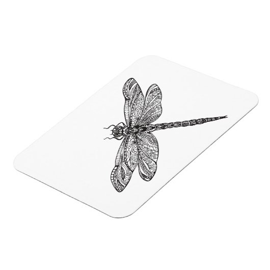 Dragonfly im Stil Magnet (Linke Seite)