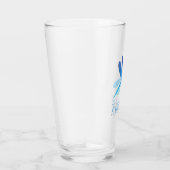 Dragonfly - Immer mit mir - blau - Glas - Tumbler (Rechts)