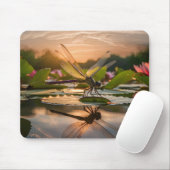 Dragonfly in der Natur Mousepad (Mit Mouse)