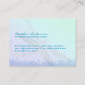 Dragonfly in Dreamy Field Einzigartig Visitenkarte (Rückseite)