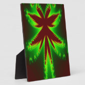 Dragonfly in Flames Plaque Fotoplatte (Seite)