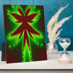 Dragonfly in Flames Plaque Fotoplatte