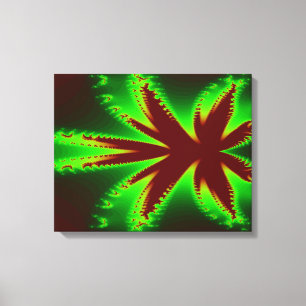 Dragonfly in Flammen Canvas Print Leinwanddruck
