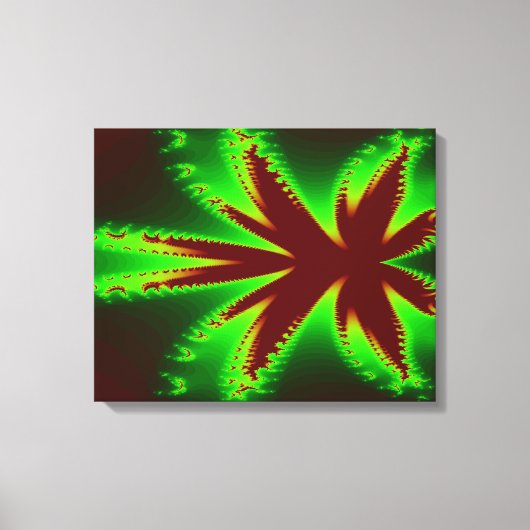 Dragonfly in Flammen Canvas Print Leinwanddruck (Vorderseite)