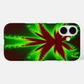 Dragonfly in Flammen iPhone Case (Rückseite (Horizontal))