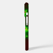 Dragonfly in Flammen iPhone Case (Rückseite / Links)