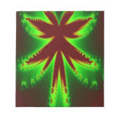 Dragonfly in Flammen Notepad Notizblock (Vorderseite)