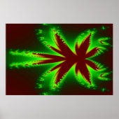 Dragonfly in Flammen Poster (Vorne)