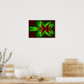 Dragonfly in Flammen Poster (Küche)