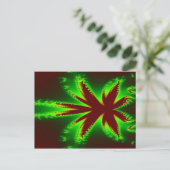 Dragonfly in Flammen Postkarte (Stehend Vorderseite)