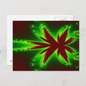 Dragonfly in Flammen Postkarte (Vorne/Hinten)