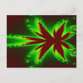 Dragonfly in Flammen Postkarte (Vorderseite)